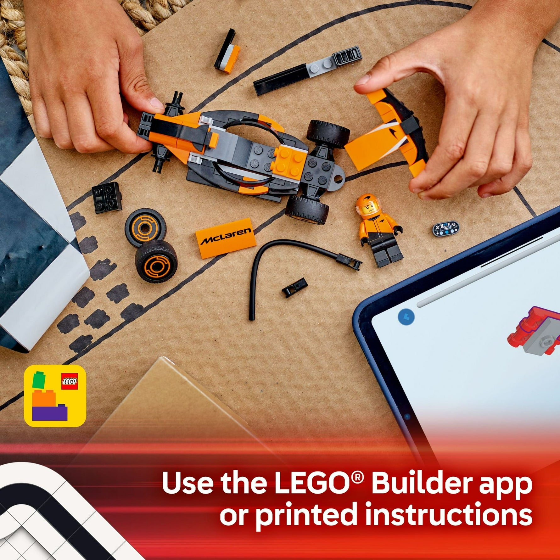 ليجو 60442 سيتي سيارة سباق ماكلارين مكعبات التركيب LEGO
