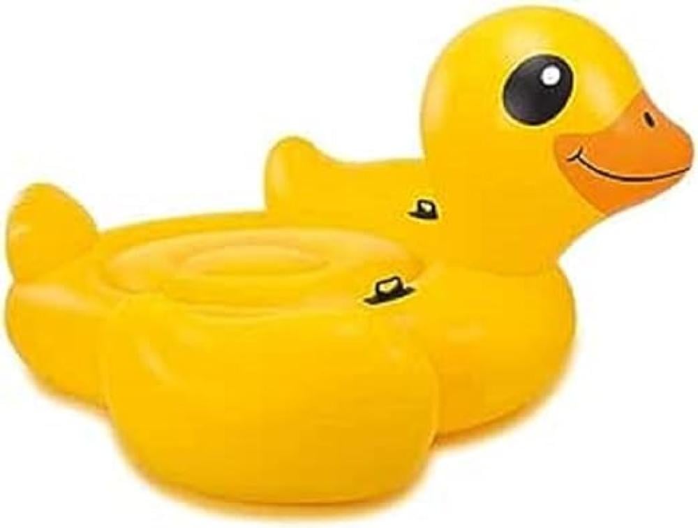 انتكس عوامة قابلة للنفخ بتصميم بطة صفراء متنوع عوامات ومراتب Intex