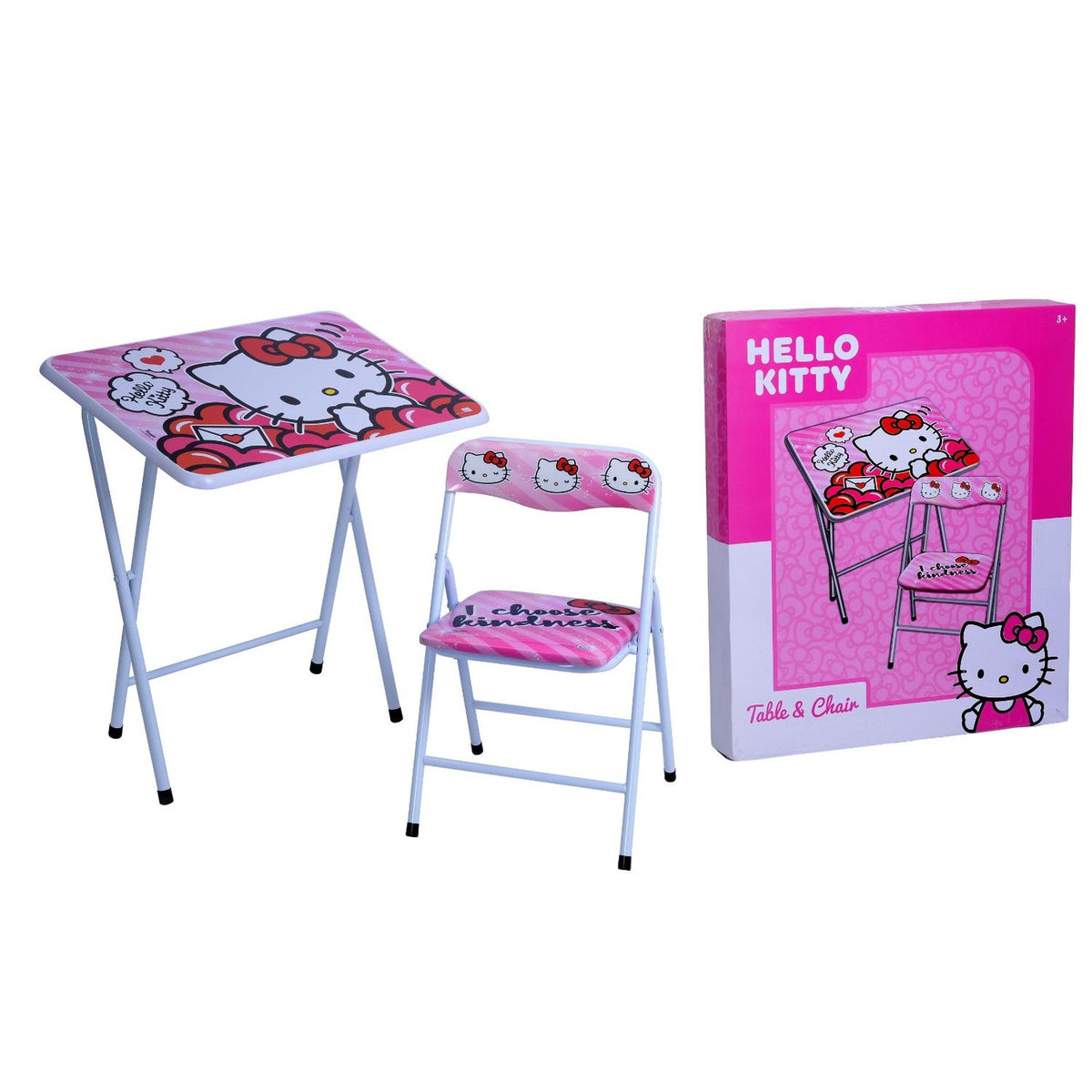 طقم طاولة وكرسي هيلو كيتي أدوات مدرسية HELLO KITTY
