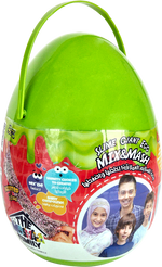 عائله مشيع لعبة بيضة مفاجأة السلايم العملاعقة سلايم The Moshaya Family