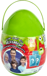 عائله مشيع لعبة بيضة مفاجأة السلايم العملاعقة سلايم The Moshaya Family