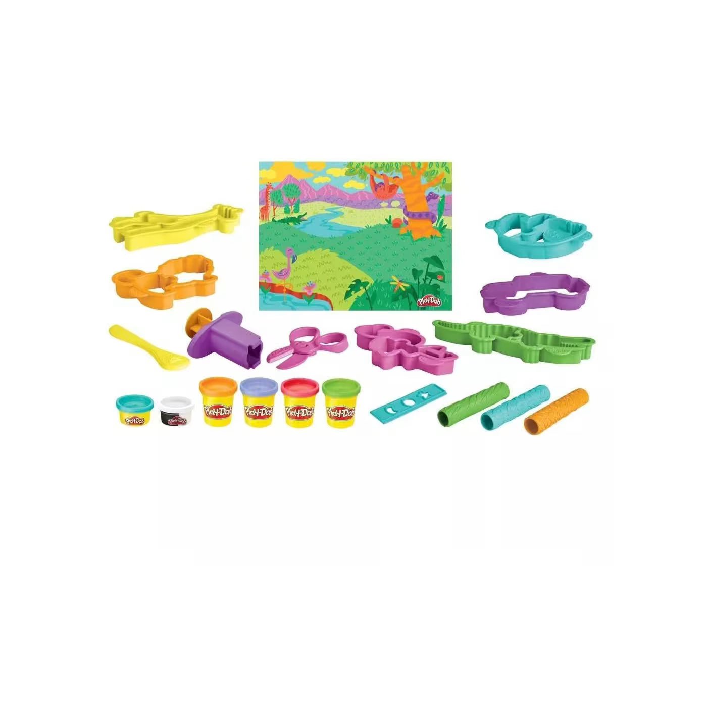 بلاي دوه صلصال الحيوانات البرية الصلصال والمعجون Play-Doh