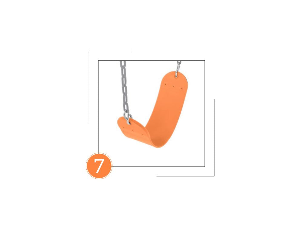 انتكس طقم مرجيحة ملونة مع مقعد هزاز المراجيح Intex