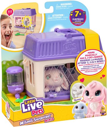 ليتل لايف بيتس لعبة مفاجأة الأرانب مجسمات الحيوانات Little Live Pets