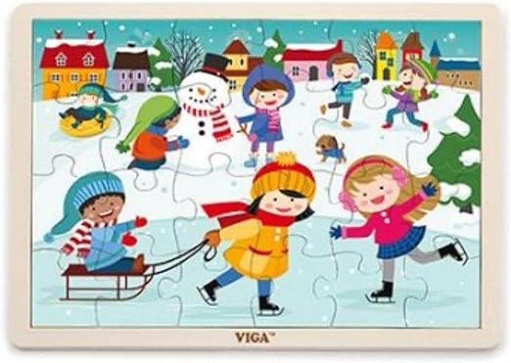 فيجا لعبة بزل بتصميم فصل الشتاء العاب البزل VIGA