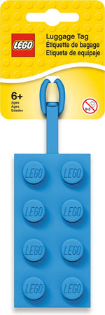 ليجو تعليقة علامة الأمتعة الزرقاء مكعبات التركيب LEGO