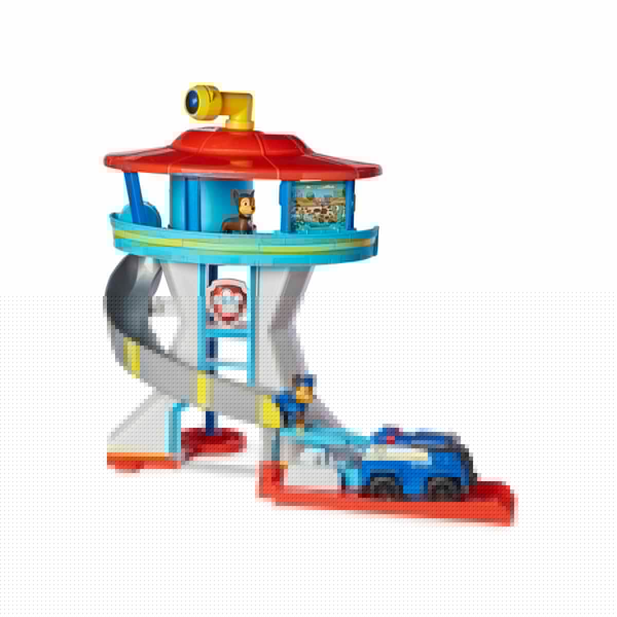 باو باترول العاب برج مراقبة مع قاذفة سيارة مركبات مع مسار Paw Patrol