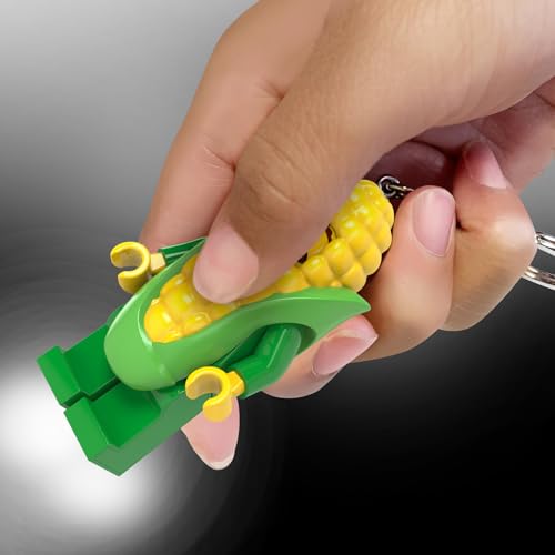 ليجو 53696 اي كيو سلسلة مفاتيح كوز الذرة مكعبات التركيب LEGO
