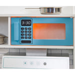 بلام مطبخ زاوية خشبي مع ثلاجة ألعاب المطابخ Plum