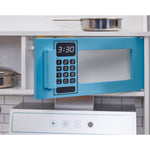 بلام مطبخ زاوية خشبي مع ثلاجة ألعاب المطابخ Plum