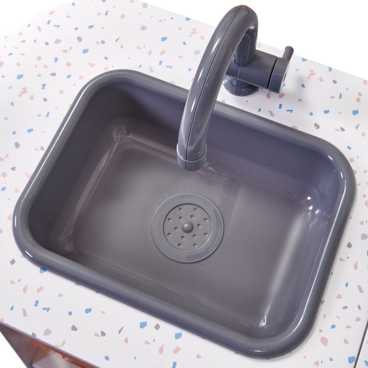 بلام مطبخ زاوية خشبي مع ثلاجة ألعاب المطابخ Plum