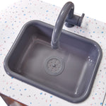 بلام مطبخ زاوية خشبي مع ثلاجة ألعاب المطابخ Plum