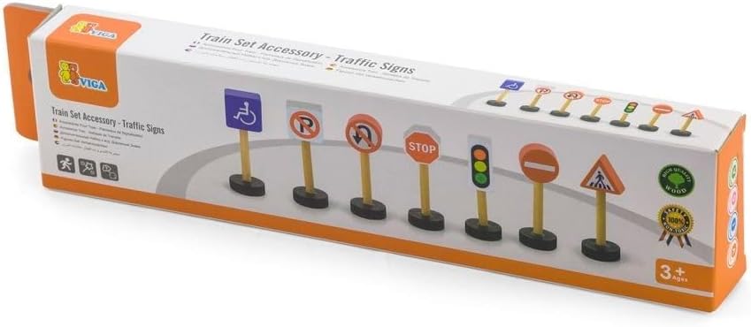 فيجا اكسسوارات قطار لافتات المرور مواليد تفاعلي VIGA