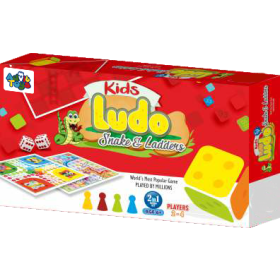 انكيت تويز ألعاب لوحية لعبة لودو 2 في 1 مع لعبة السلم والثعبان العاب لوحية Ankit toys