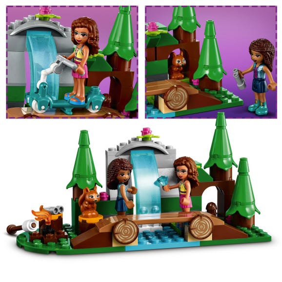 ليجو مكعبات بناء شلال الغابة مكعبات التركيب LEGO