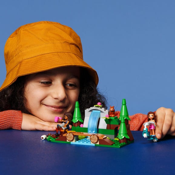 ليجو مكعبات بناء شلال الغابة مكعبات التركيب LEGO