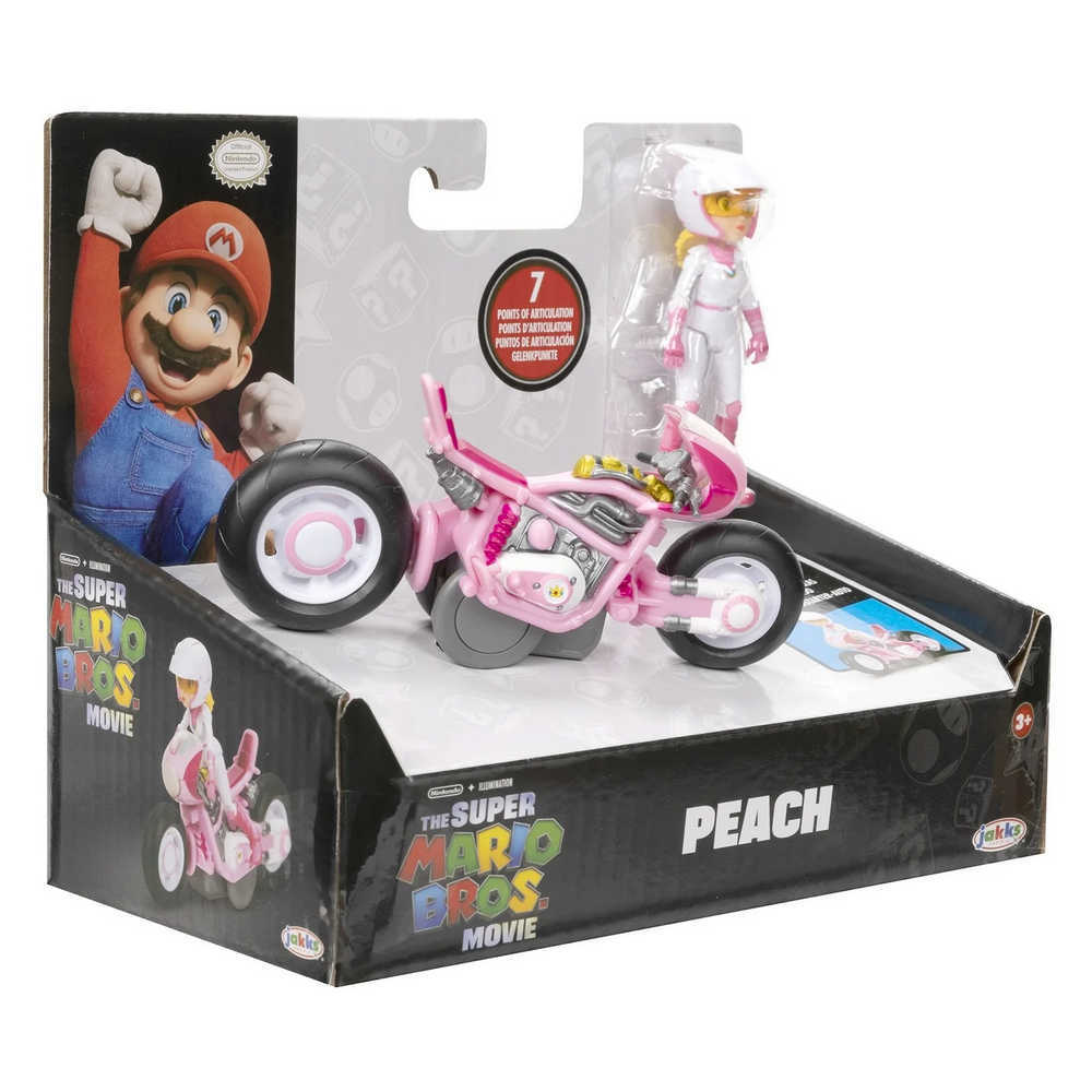 سوبر ماريو مركبة مع مجسم 6 سم مركبات الأطفال Super Mario