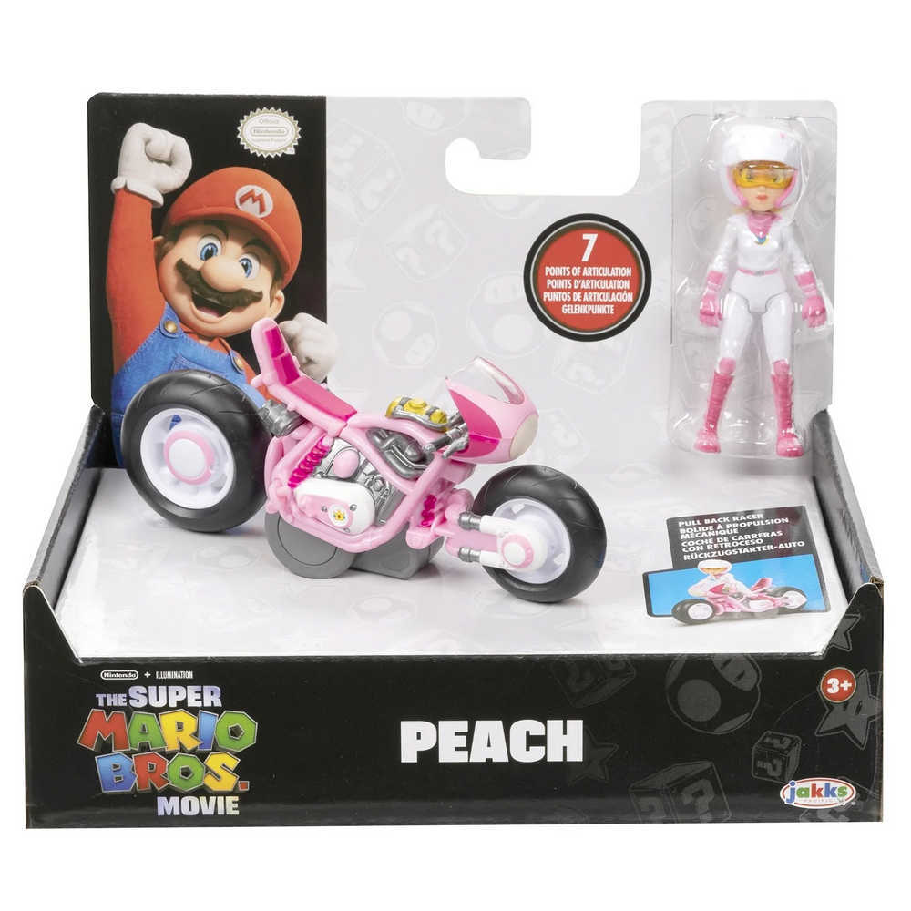 سوبر ماريو مركبة مع مجسم 6 سم مركبات الأطفال Super Mario