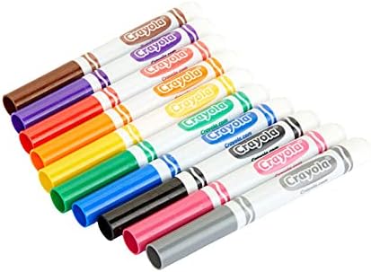 كرايولا أقلام تحديد ذات خطوط عريضة 8 قطع رسم و تلوين Crayola