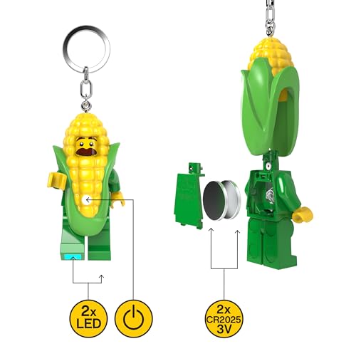 ليجو 53696 اي كيو سلسلة مفاتيح كوز الذرة مكعبات التركيب LEGO