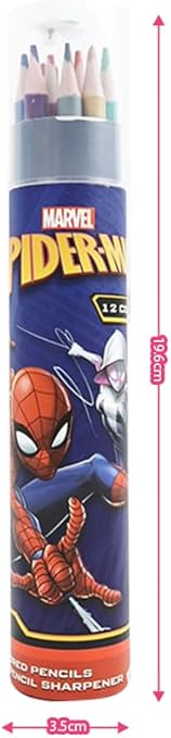 سكوديل سبايدر مان 12 قلم رصاص ملون رسم و تلوين Skoodle