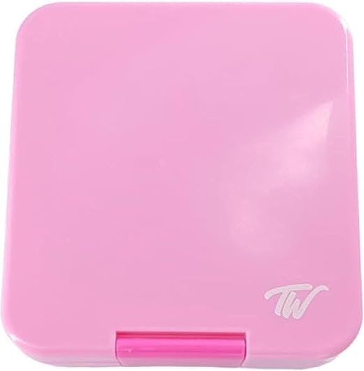 تايني ويل صندوق غذاء بينتو وردي 3 اقسام أدوات مدرسية Tiny Wheel