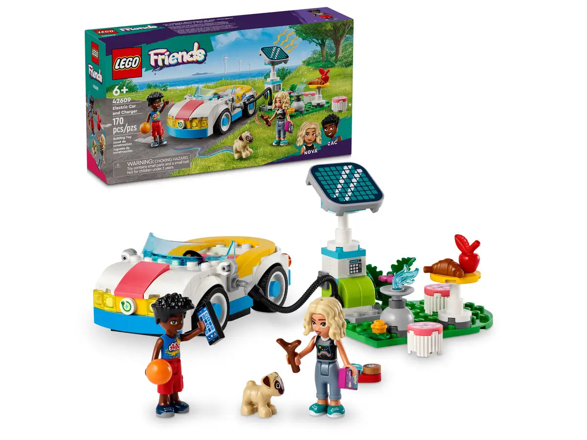 ليجو 42609 فريند سيارة كهربائية مكعبات التركيب LEGO