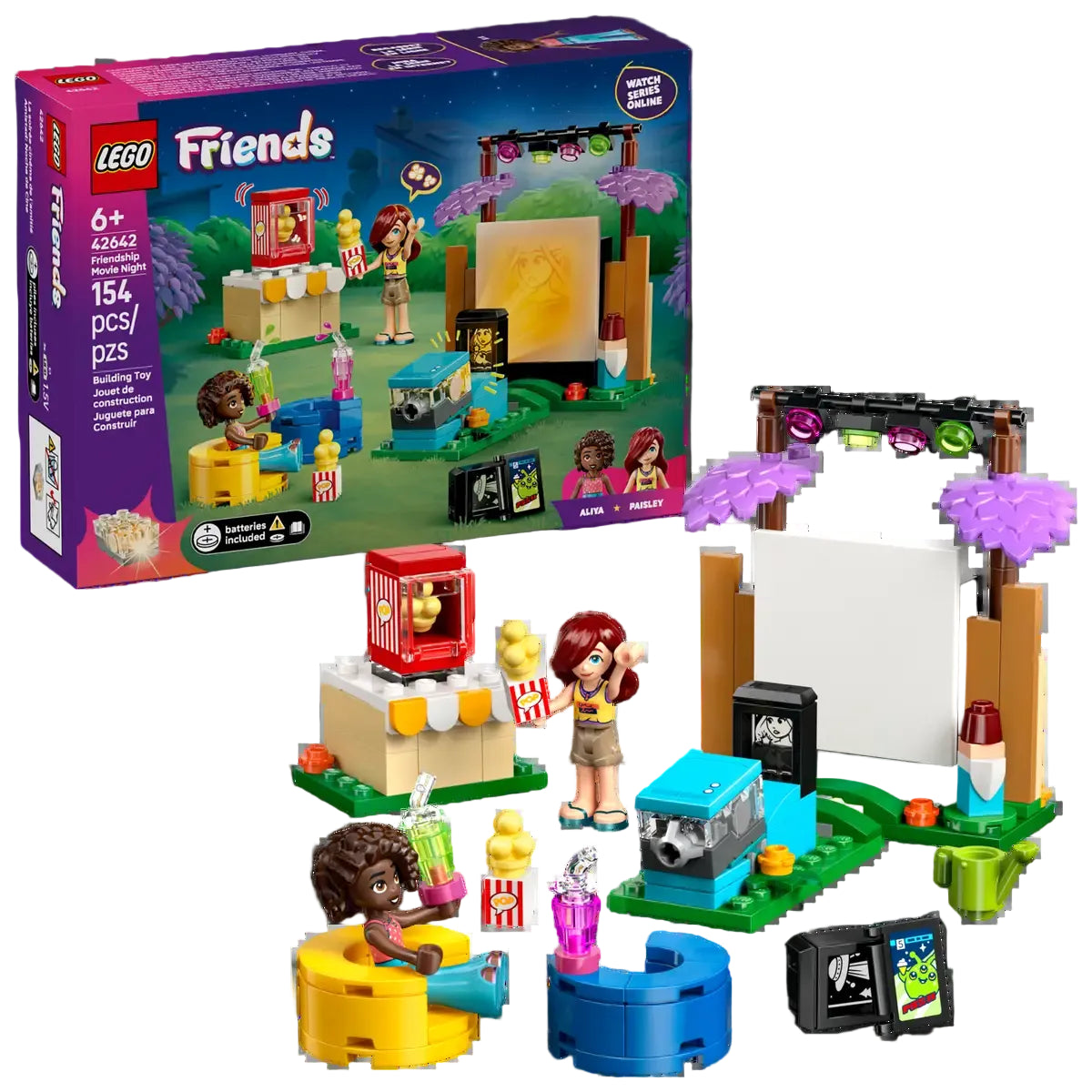 ليجو 42658 فريندز مكعبات ليلة فيلم الصداقة مكعبات التركيب LEGO