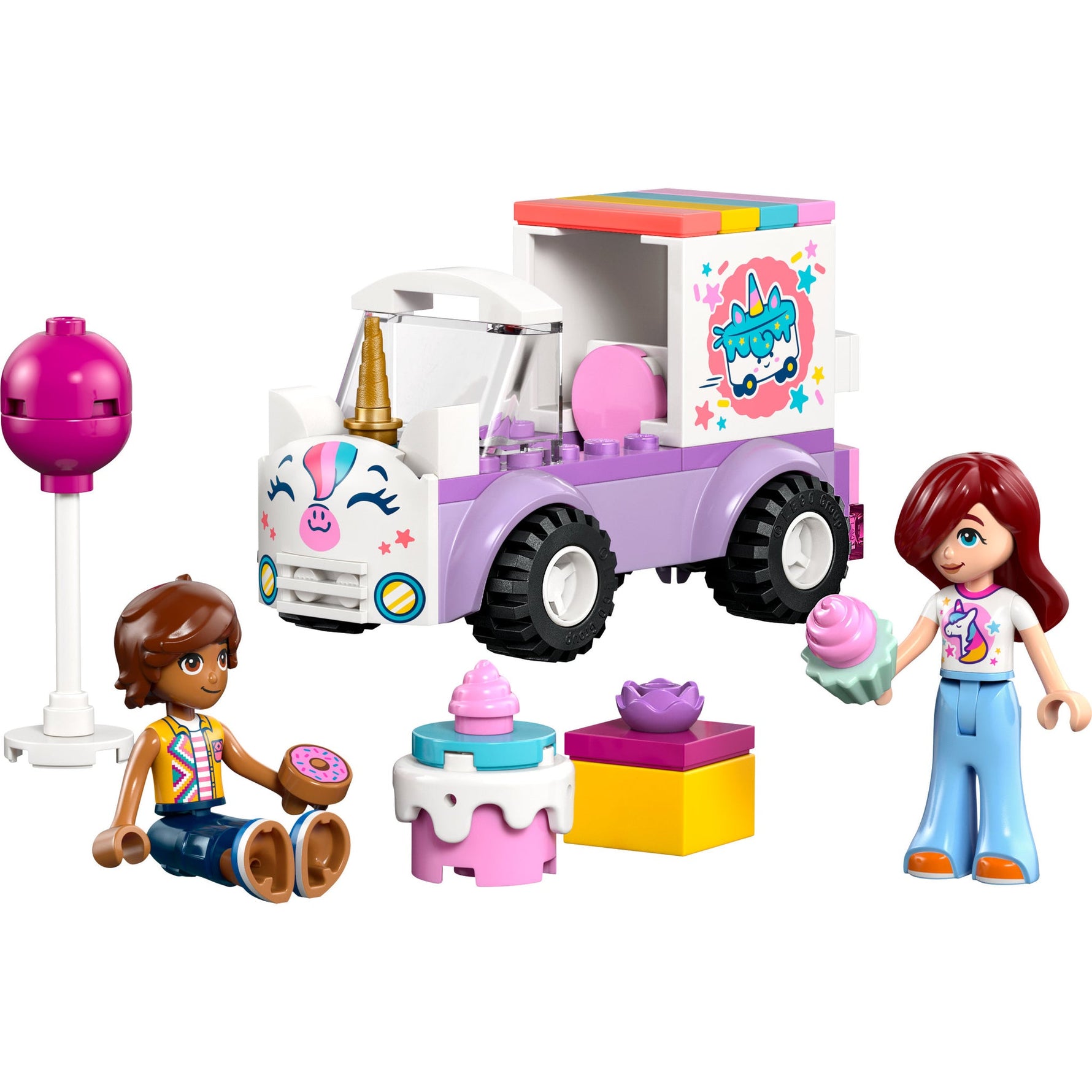 ليجو 42675 فريندز سيارة توصيل كعكة اليونيكورن مكعبات التركيب LEGO