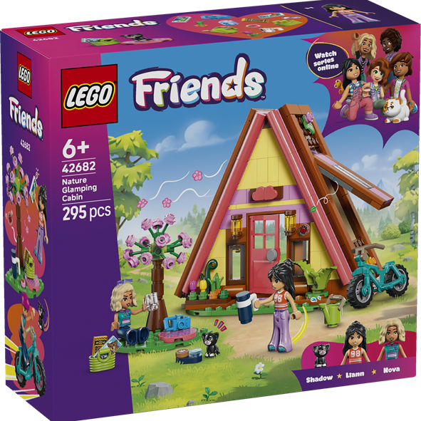 ليجو فريندز كوخ التخييم الفاخر 42682 مكعبات التركيب LEGO