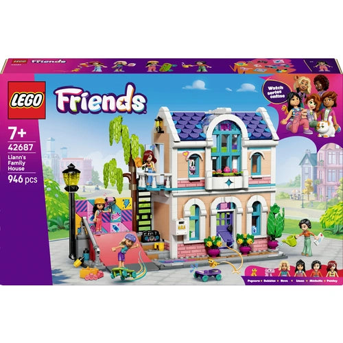 ليجو 42687 فريندز منزل عائلة ليان مكعبات التركيب LEGO