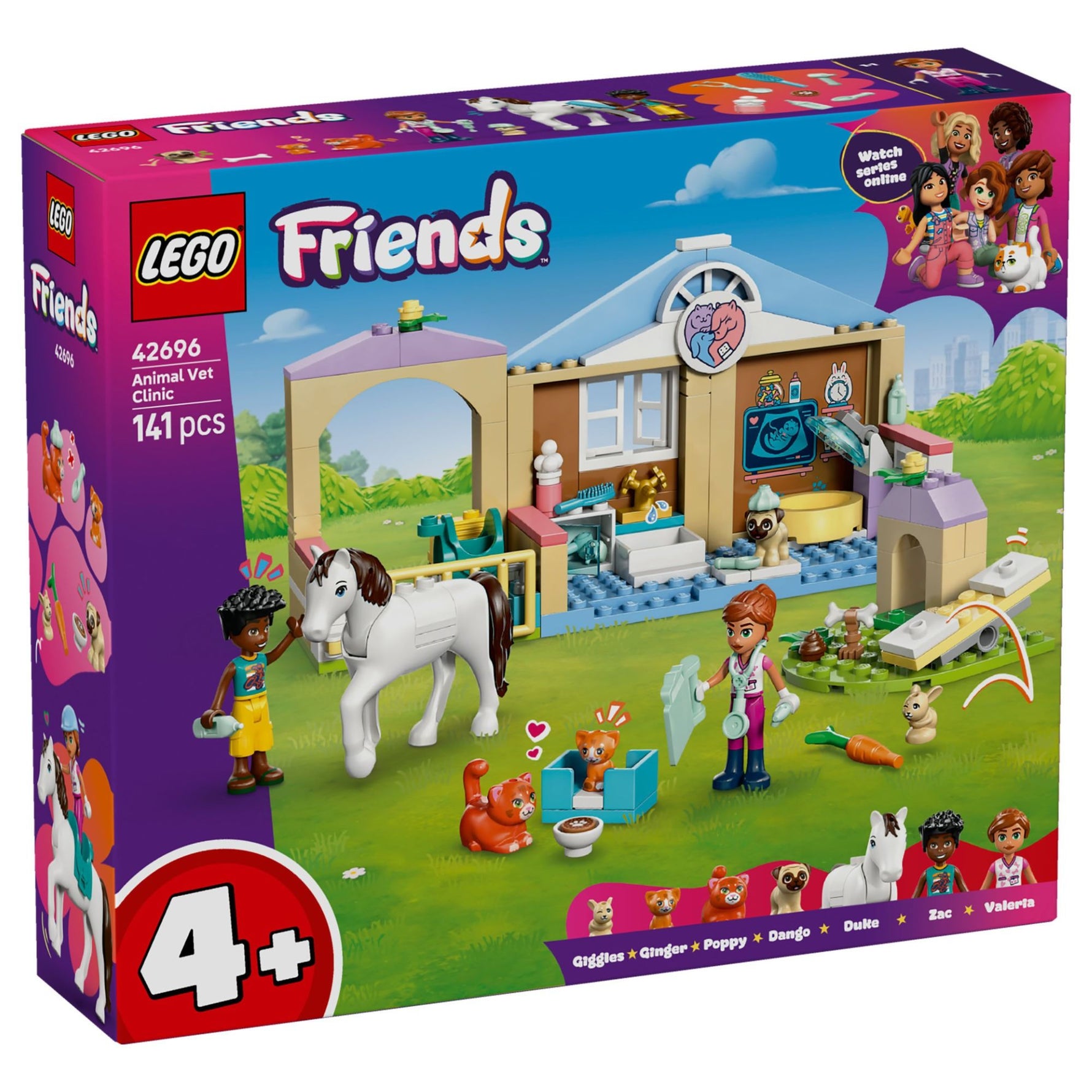 ليجو 42696 فريندز عيادة بيطرية للحيوانات مكعبات التركيب LEGO