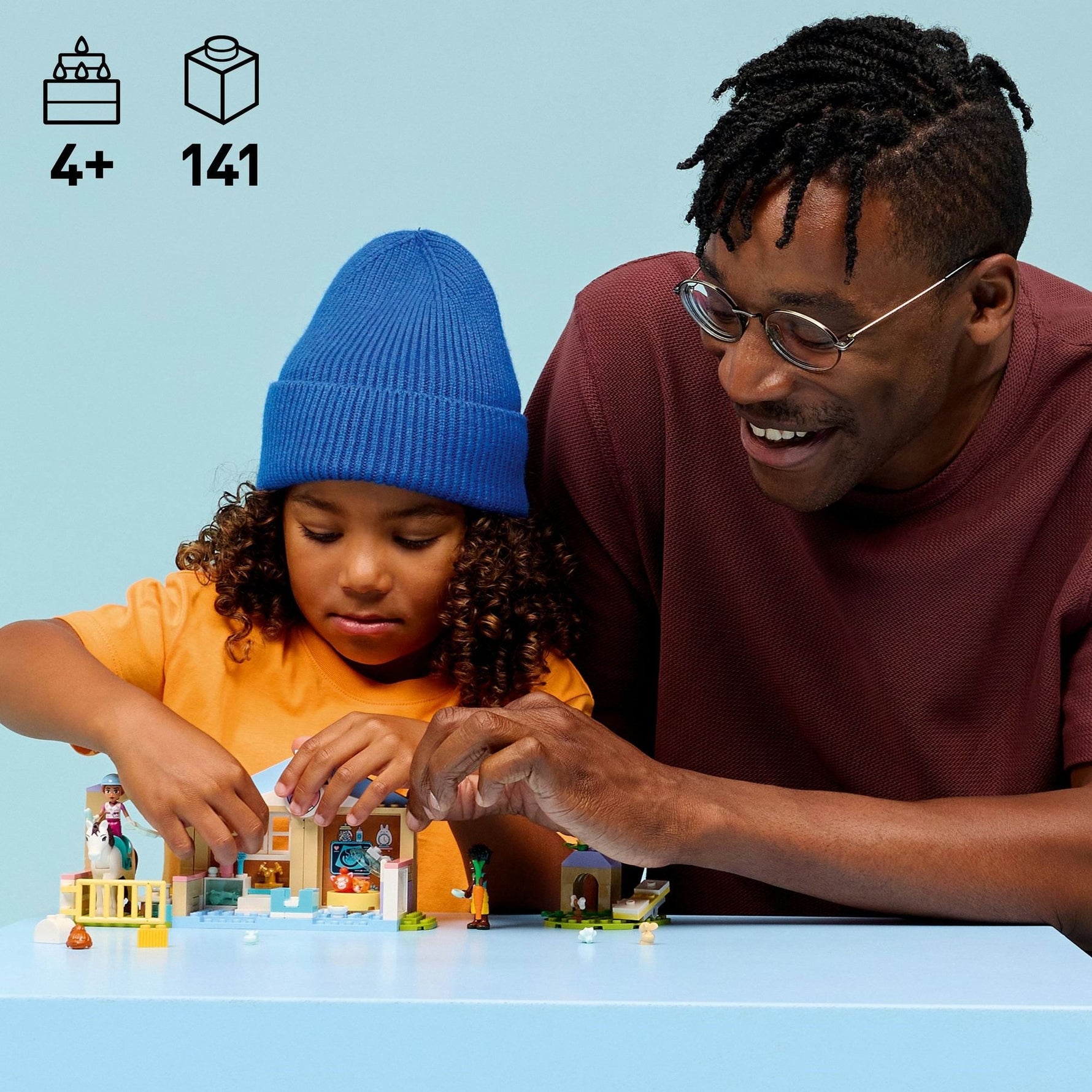 ليجو 42696 فريندز عيادة بيطرية للحيوانات مكعبات التركيب LEGO