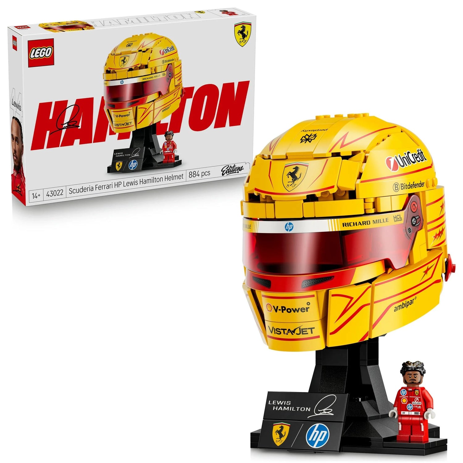 ليجو 43022 إيديشنز خوذة لويس هاميلتون مكعبات التركيب LEGO