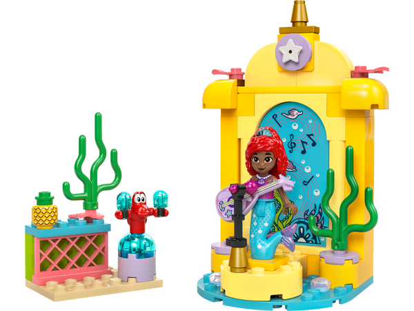 ليجو ديزني لعبة مسرح موسيقى اريل مكعبات التركيب LEGO