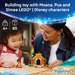 ليجو ديزني موانا منزل وقارب القرية 43282 مكعبات التركيب LEGO