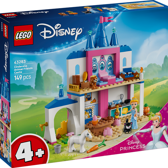 ليجو ديزني قلعة سندريلا والأصدقاء 43283 مكعبات التركيب LEGO