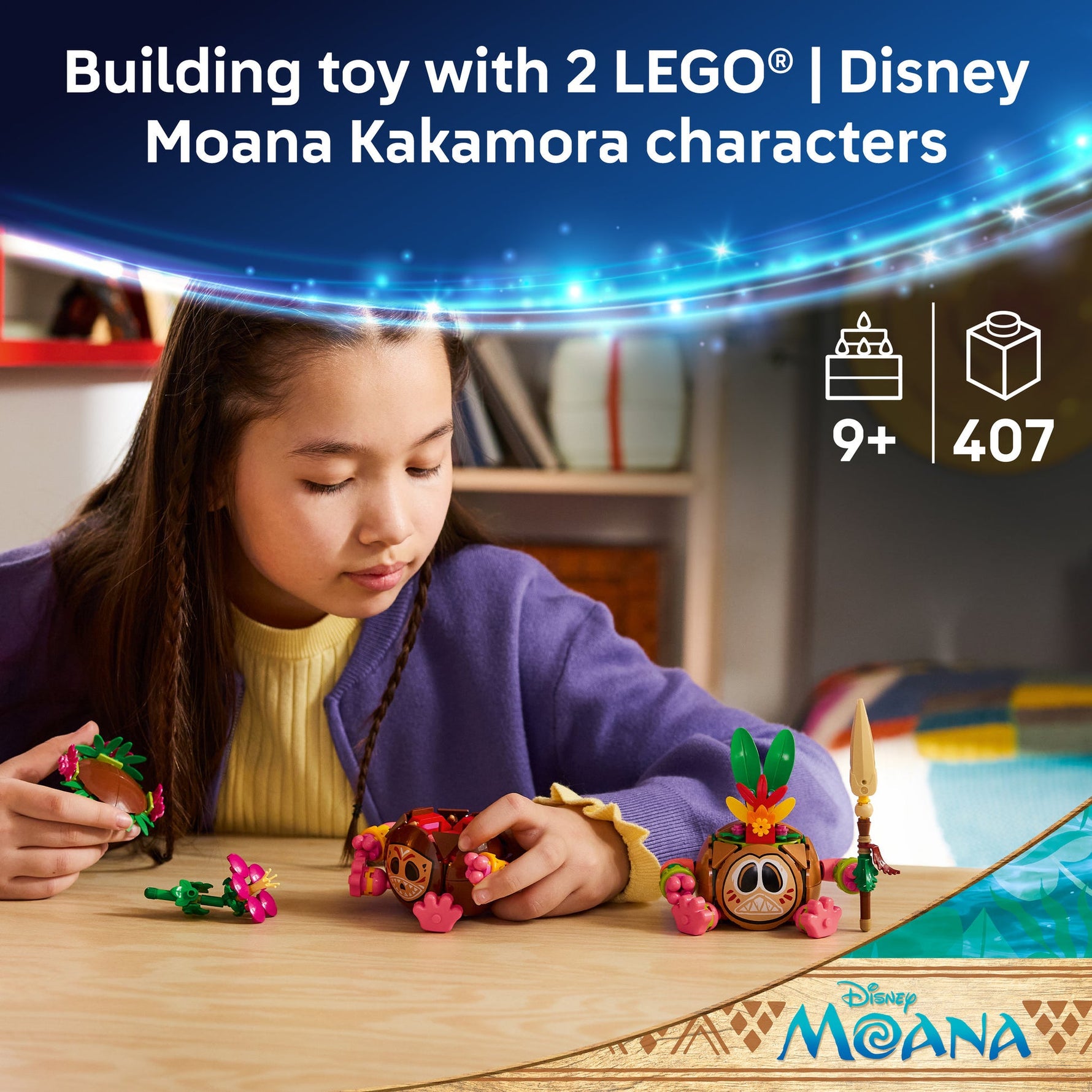 ليجو ديزني موانا كاكامورا 43293 مكعبات التركيب LEGO