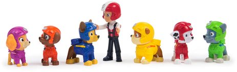 باو باترول شخصيات إنقاذ جوي 7 قطع شخصيات كرتونية Paw Patrol