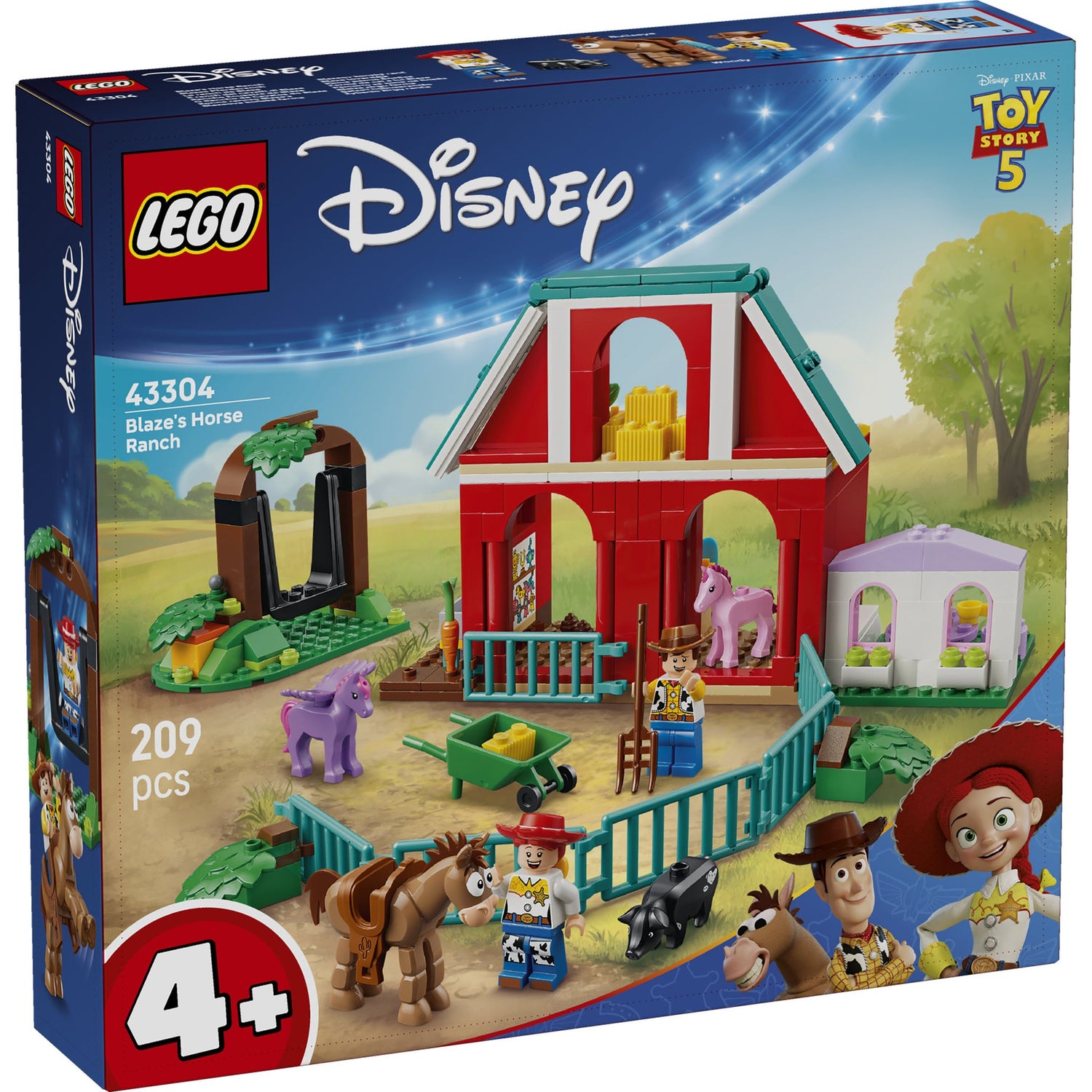 ليجو ديزني توي ستوري مزرعة خيول 43304 مكعبات التركيب LEGO