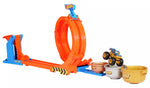 هوت ويلز مسار شاحنات الوحوش تدوب وتتقلب مركبات مع مسار HotWheels