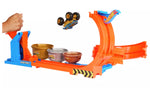 هوت ويلز مسار شاحنات الوحوش تدوب وتتقلب مركبات مع مسار HotWheels