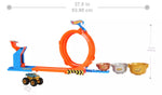 هوت ويلز مسار شاحنات الوحوش تدوب وتتقلب مركبات مع مسار HotWheels