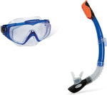 انتكس طقم ادوات السباحة والغطس تحت الماء ازرق اكسسوارات المسابح Intex