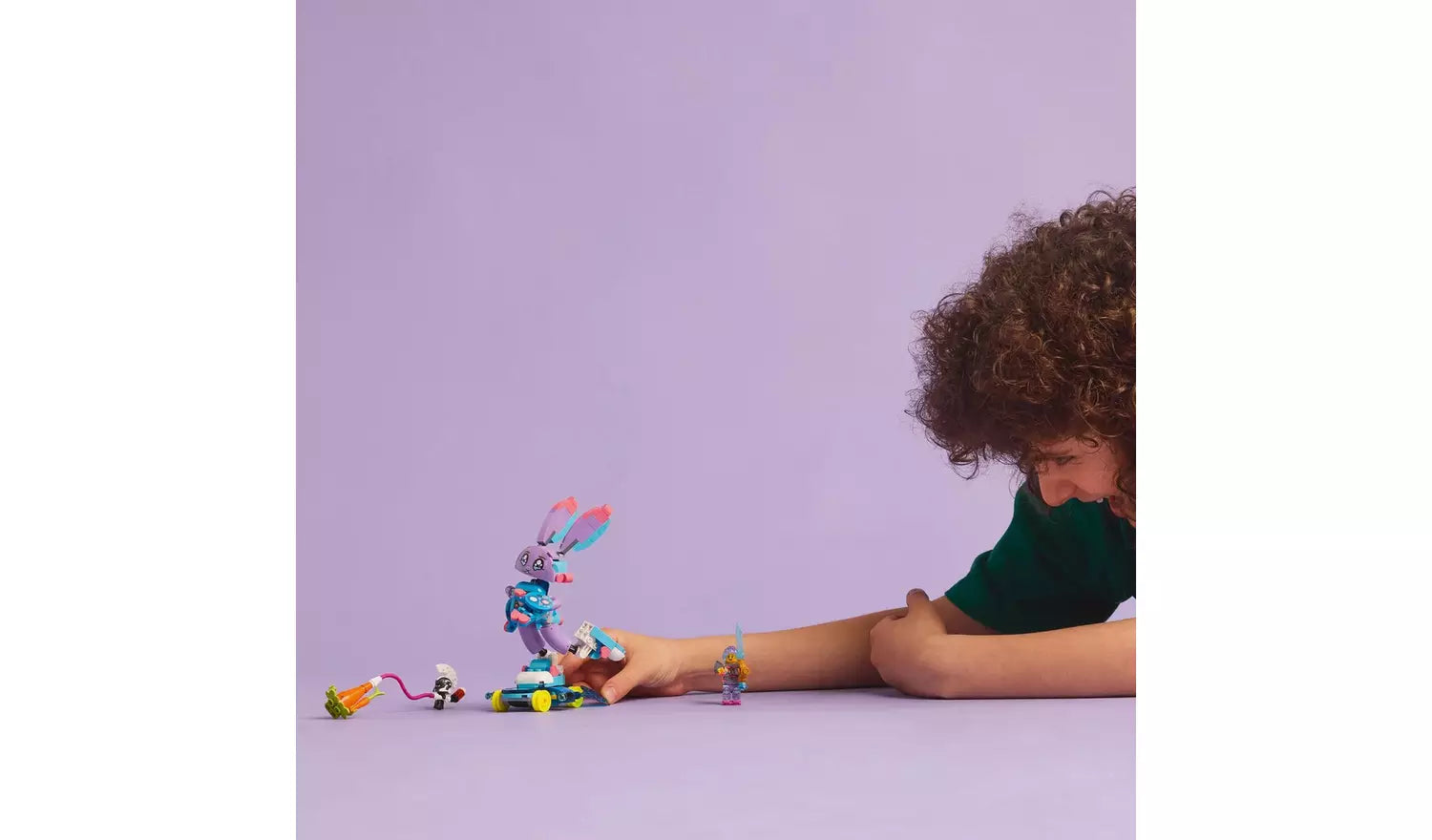 ليجو 71490 شخصية إزي وأرنب بانشورو مكعبات التركيب LEGO