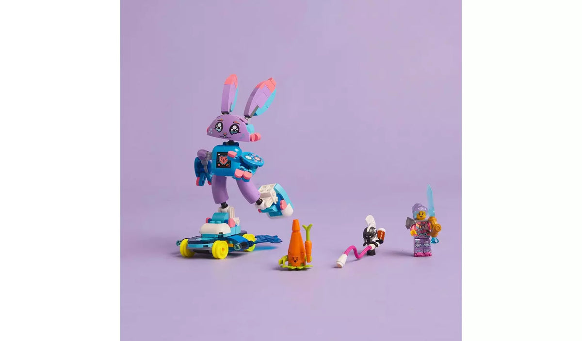 ليجو 71490 شخصية إزي وأرنب بانشورو مكعبات التركيب LEGO