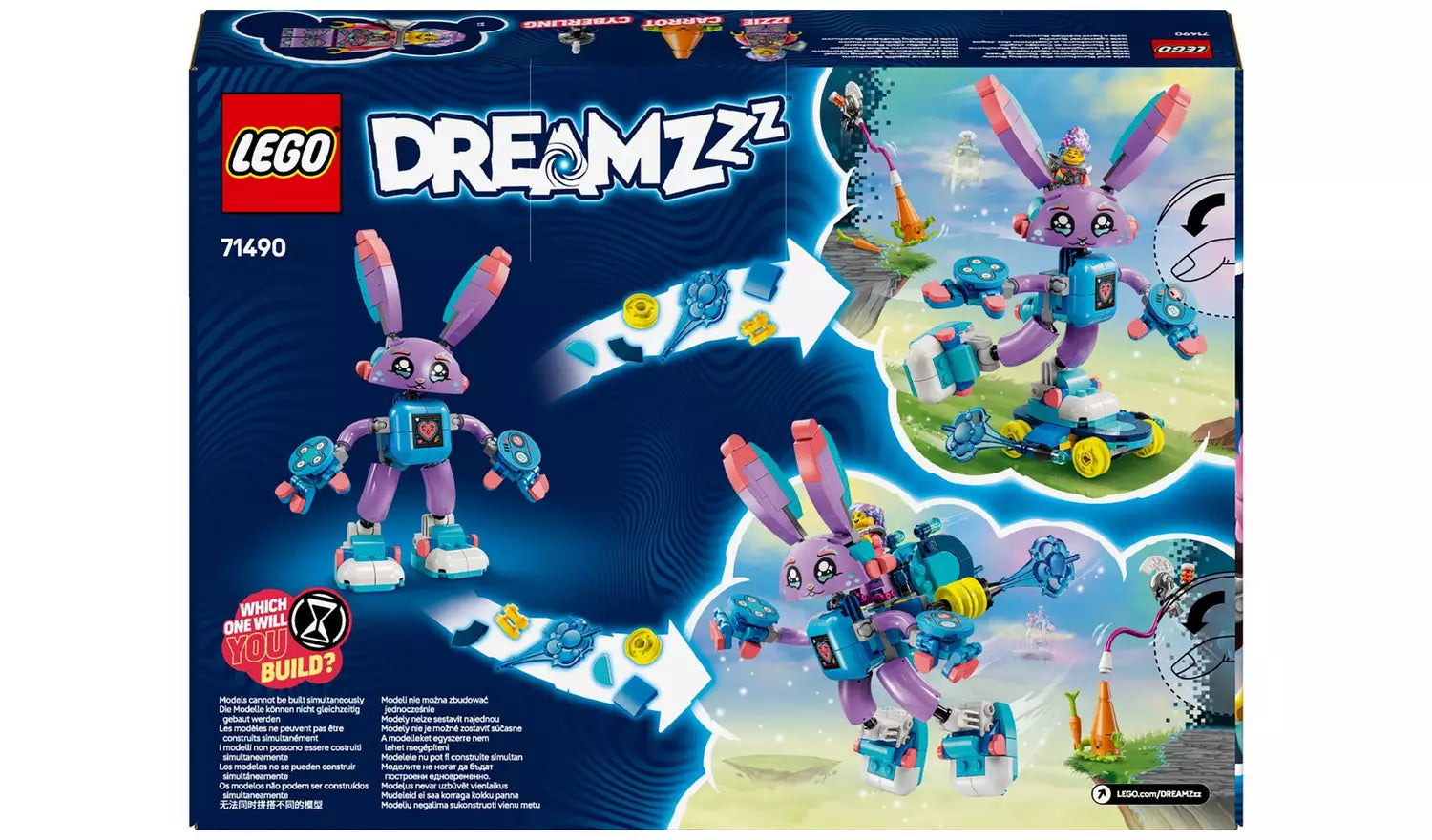 ليجو 71490 شخصية إزي وأرنب بانشورو مكعبات التركيب LEGO