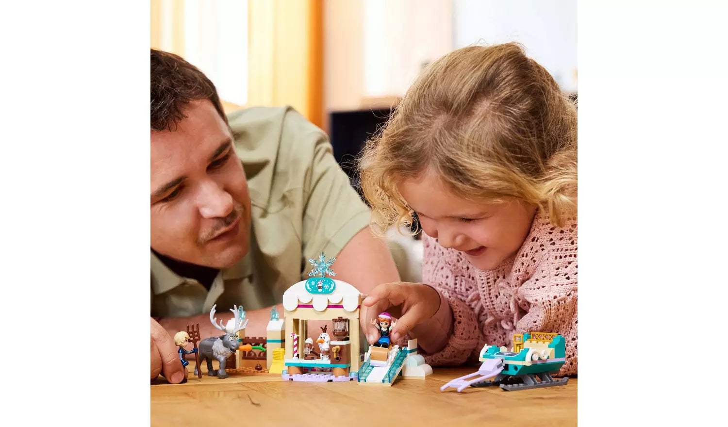 ليجو مغامرة مزلجة آنا المجمدة مكعبات التركيب LEGO