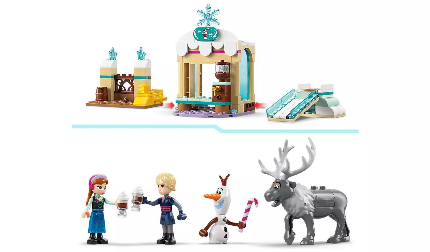 ليجو مغامرة مزلجة آنا المجمدة مكعبات التركيب LEGO