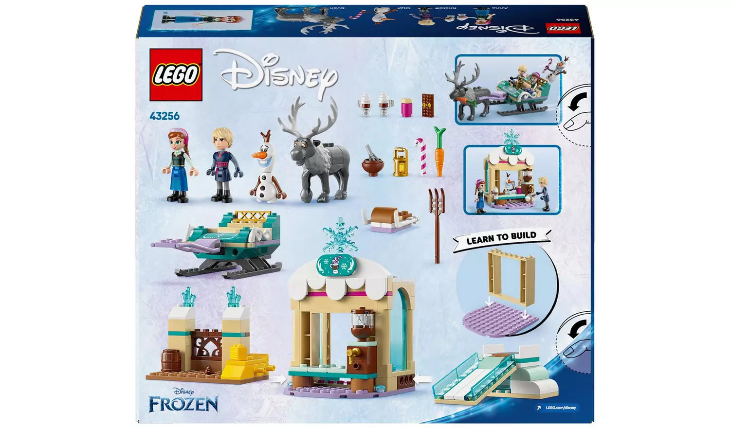 ليجو مغامرة مزلجة آنا المجمدة مكعبات التركيب LEGO